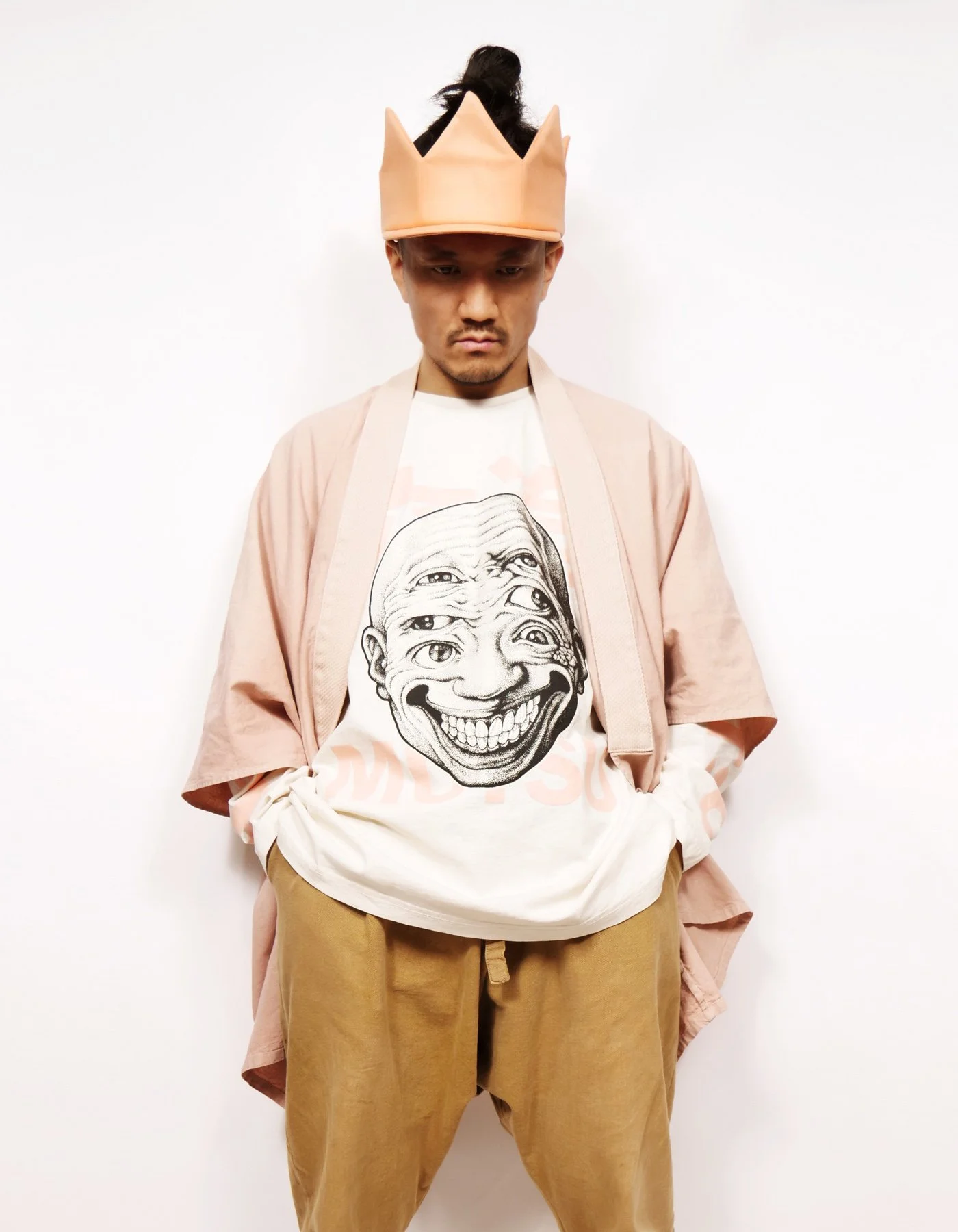 GF CROWN CAP - PINK | Prospective Flow | Japanese Fashion for Men